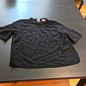 Loft lace short sleeves shirt